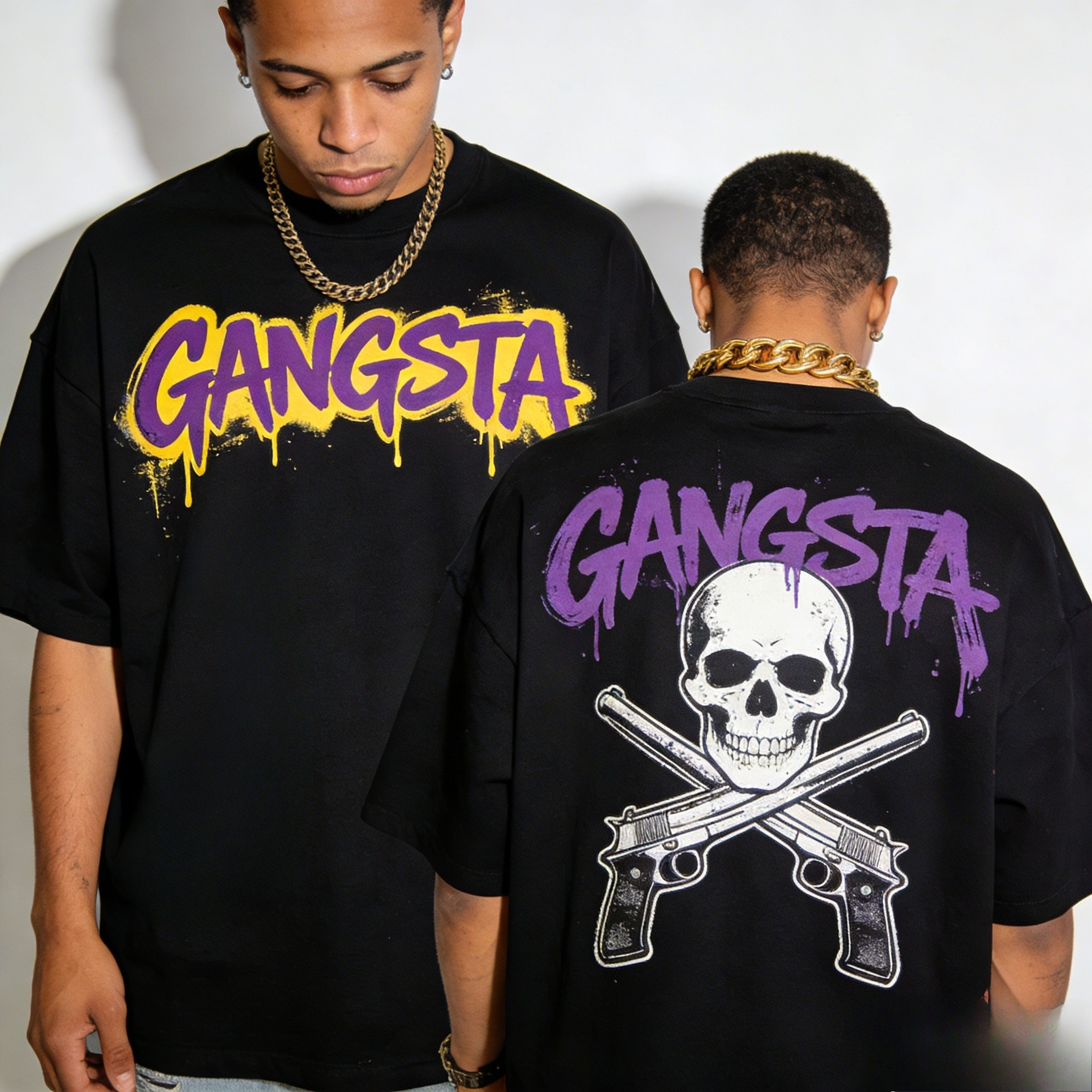 Lifestyle In Korean - 2026 Dice Graffiti Print T Shirt