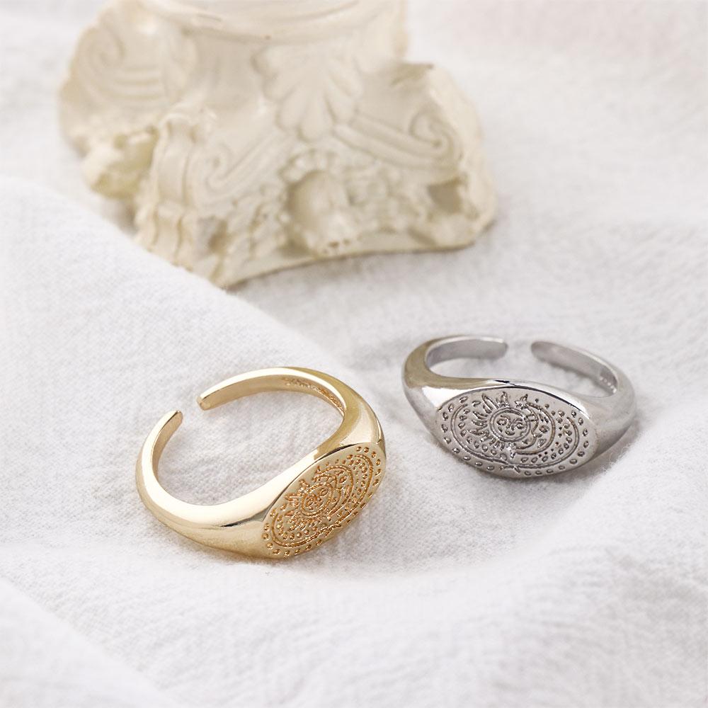 Minimalist Sun Moon Pattern Ri – Korean Women Lifestyle recenzja i cena