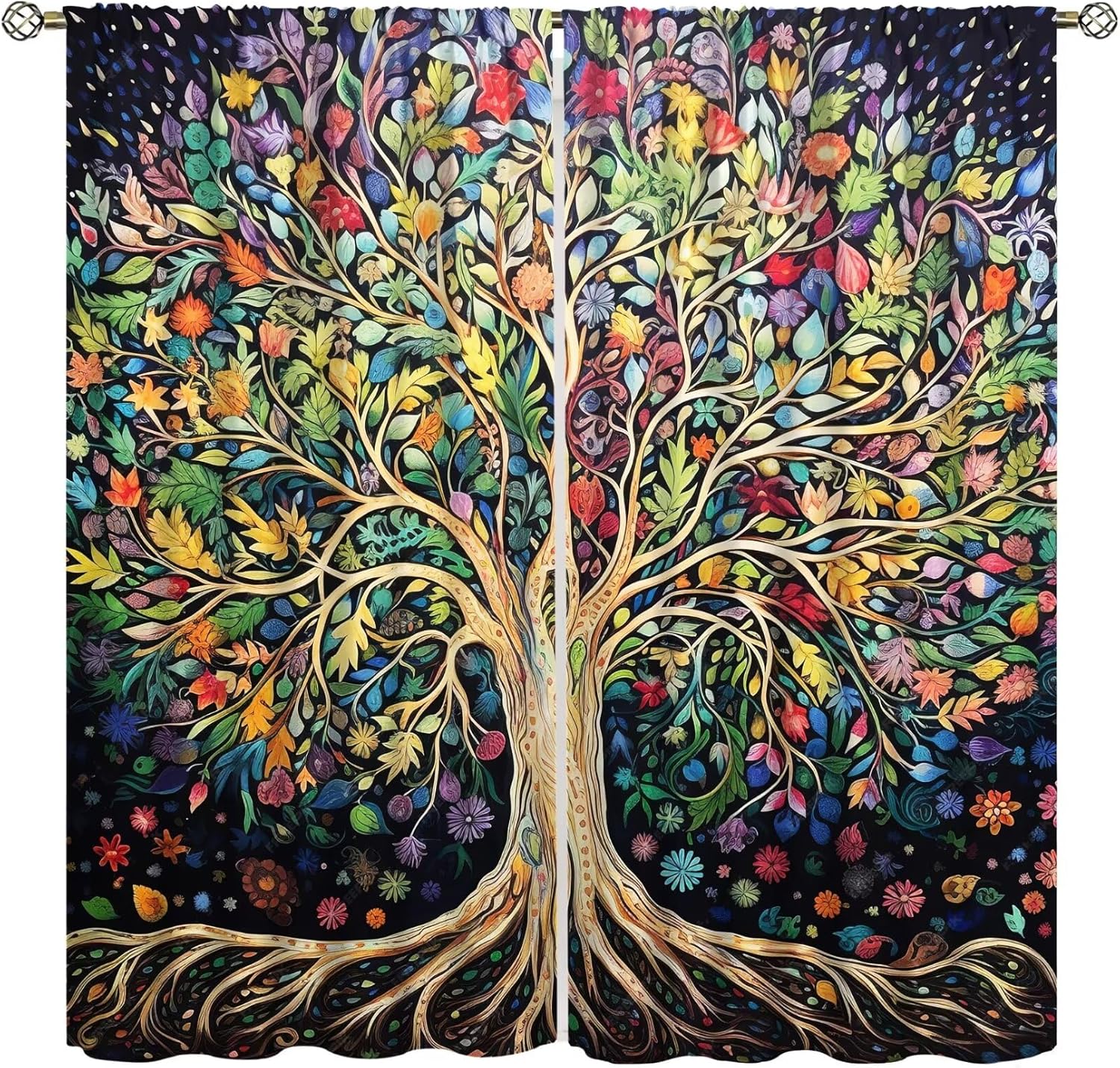 Tree of Life Curtains, Fantasy – Korean Arts And Lifestyle recenzja i cena