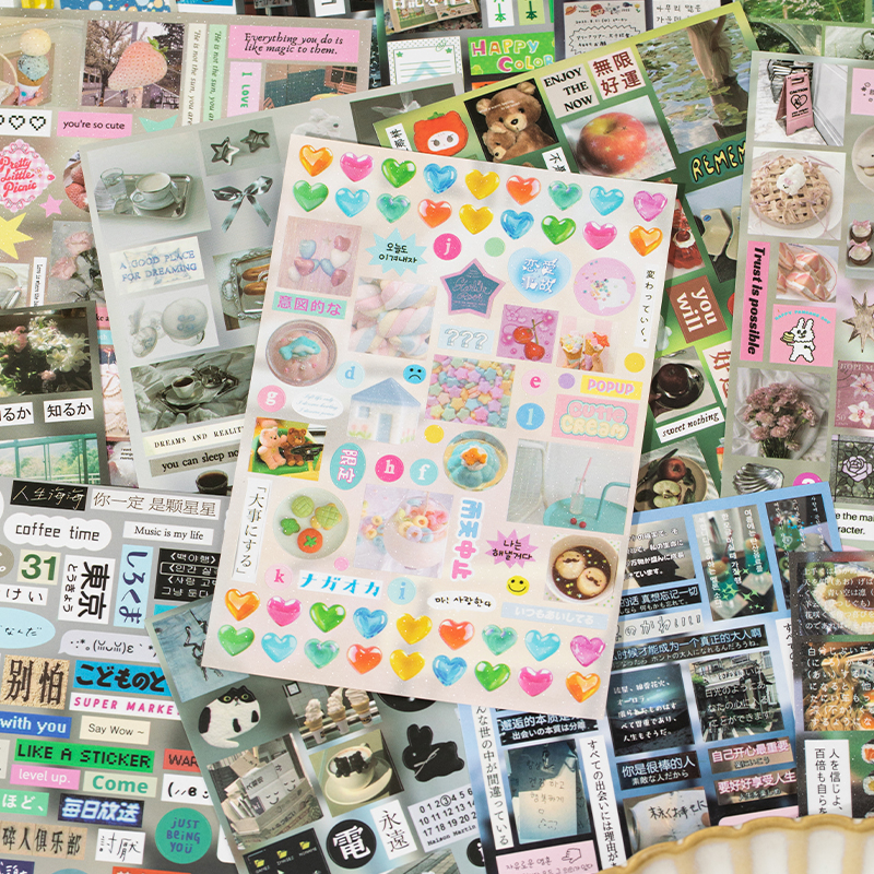 30Sheets Sticker Book Mist Rai – Korean Arts And Lifestyle recenzja i cena