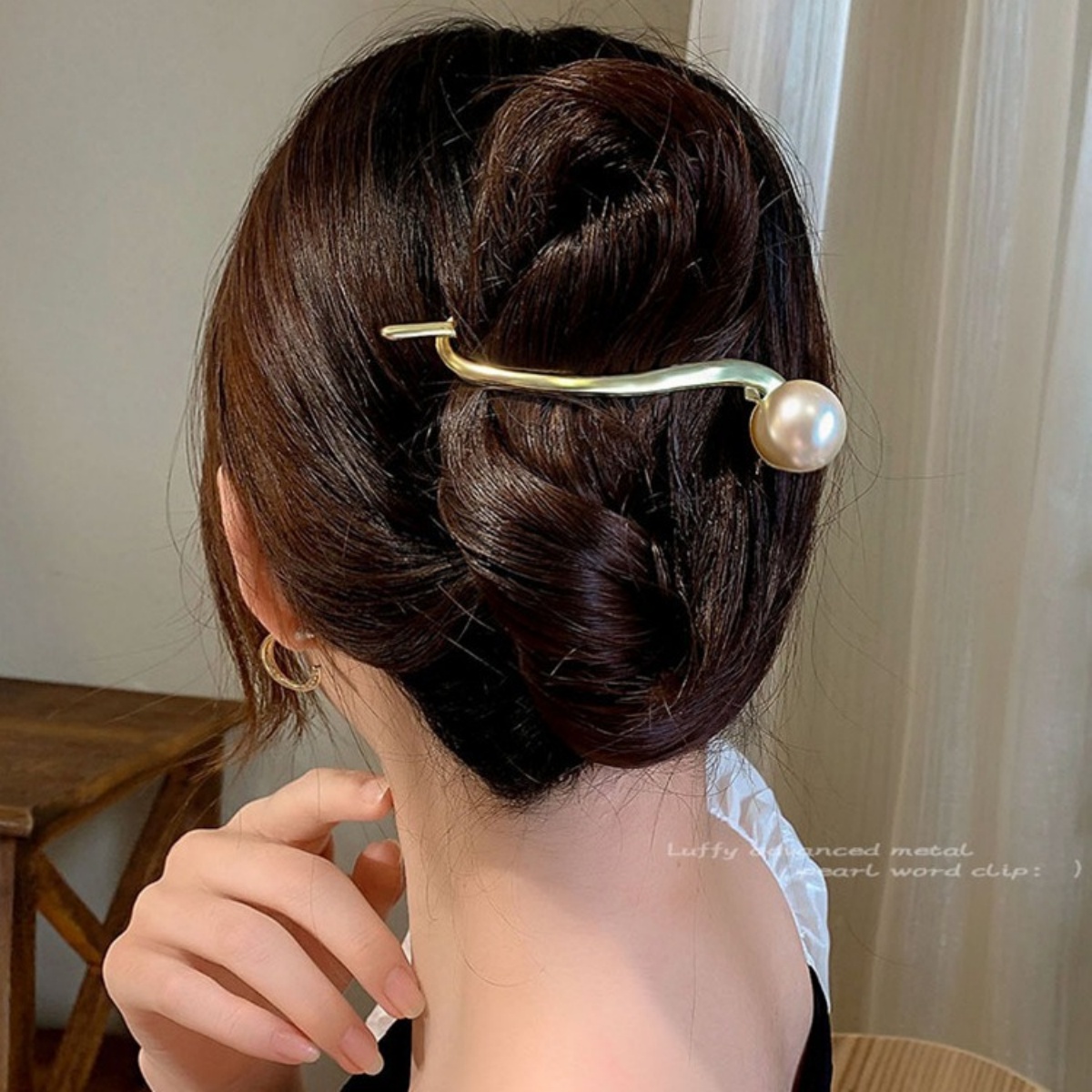 Elegant Glitter Pearl Hair Cli – Lifestyle In Korean recenzja i cena