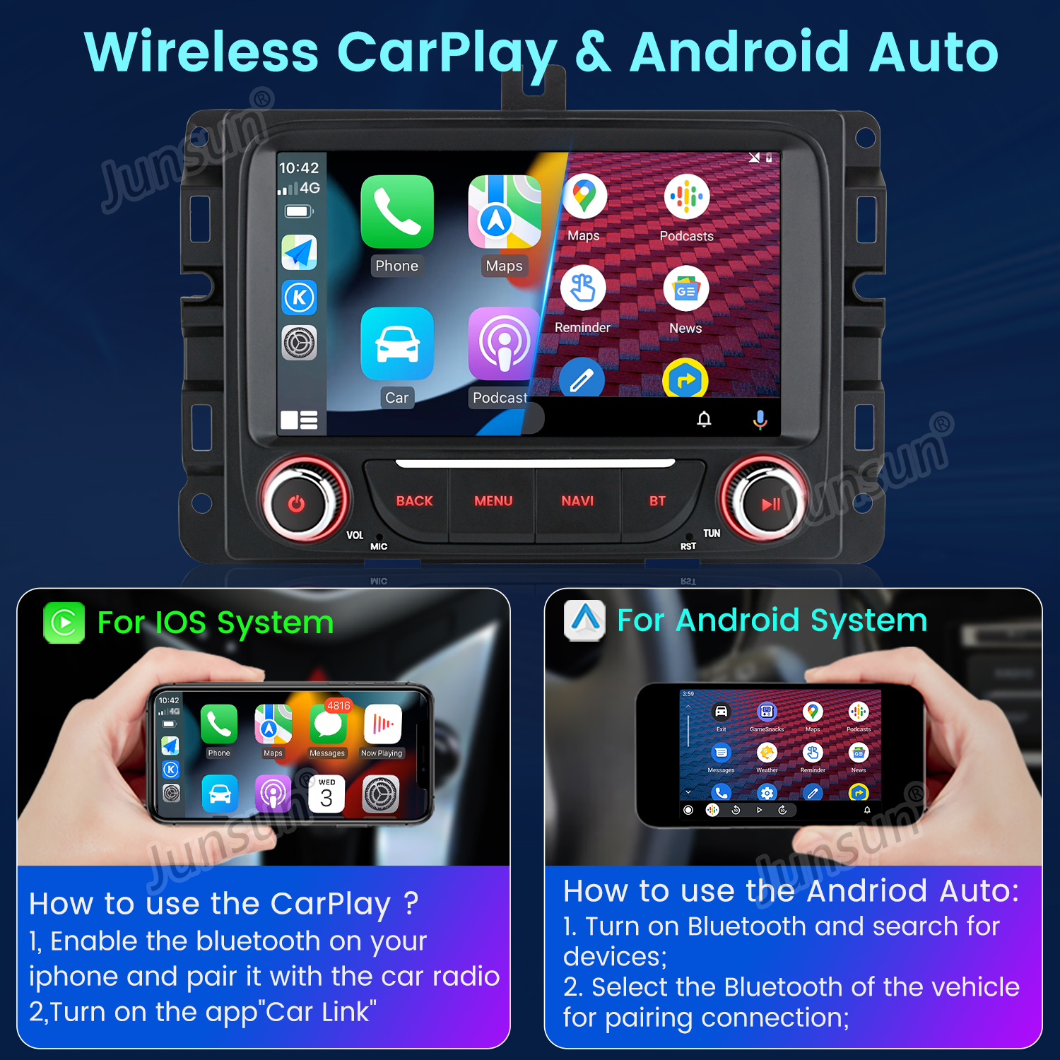Junsun AI Voice Car Stereo Rad – Korean Lifestyle Products recenzja i cena