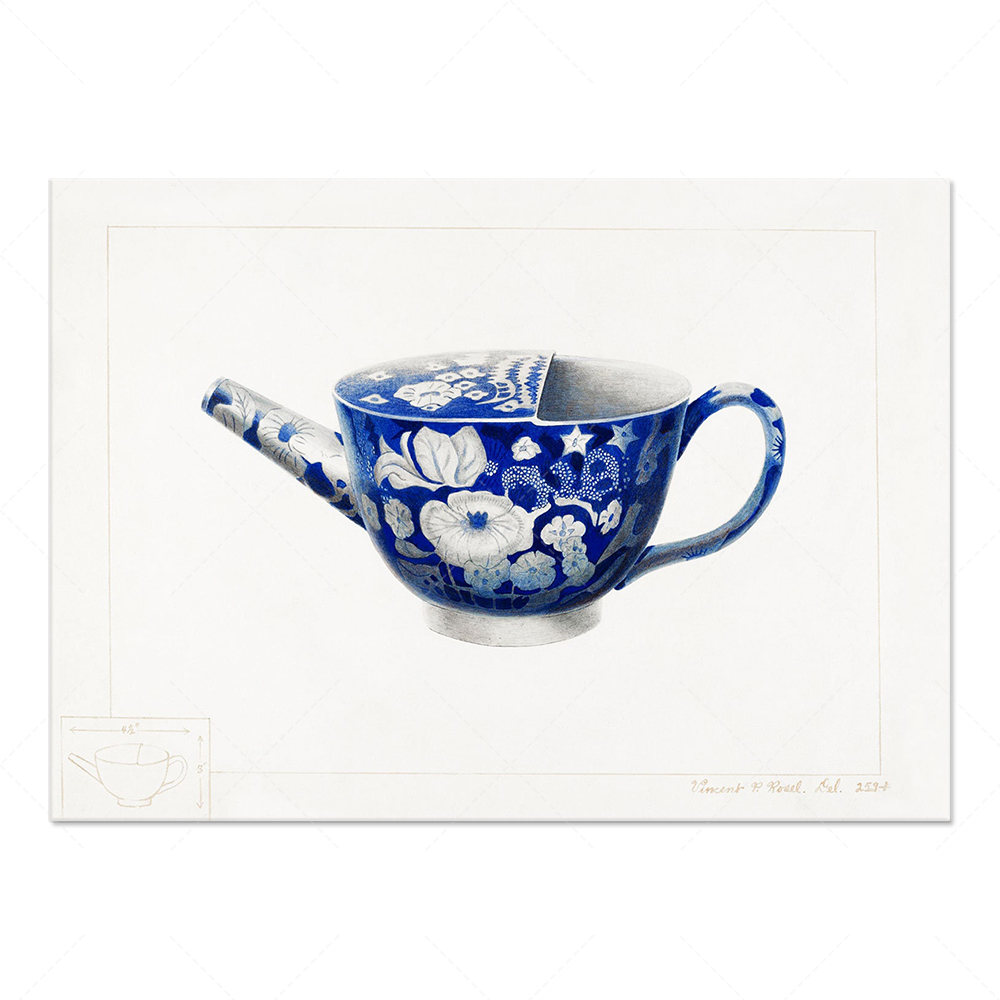 Korean printed blue porcelain  – Korean Arts And Lifestyle recenzja i cena