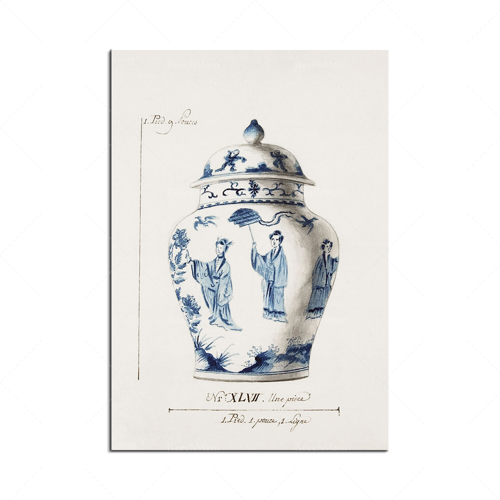 Korean printed blue porcelain  – Korean Arts And Lifestyle recenzja i cena