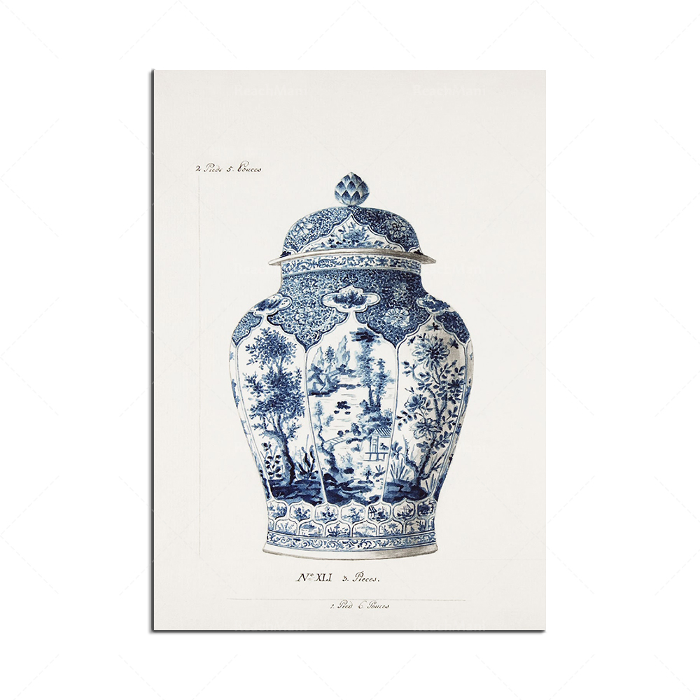 Korean printed blue porcelain  – Korean Arts And Lifestyle recenzja i cena