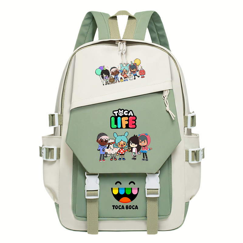 Toca Life World Print Backpack – Korean Girls Lifestyle recenzja i cena