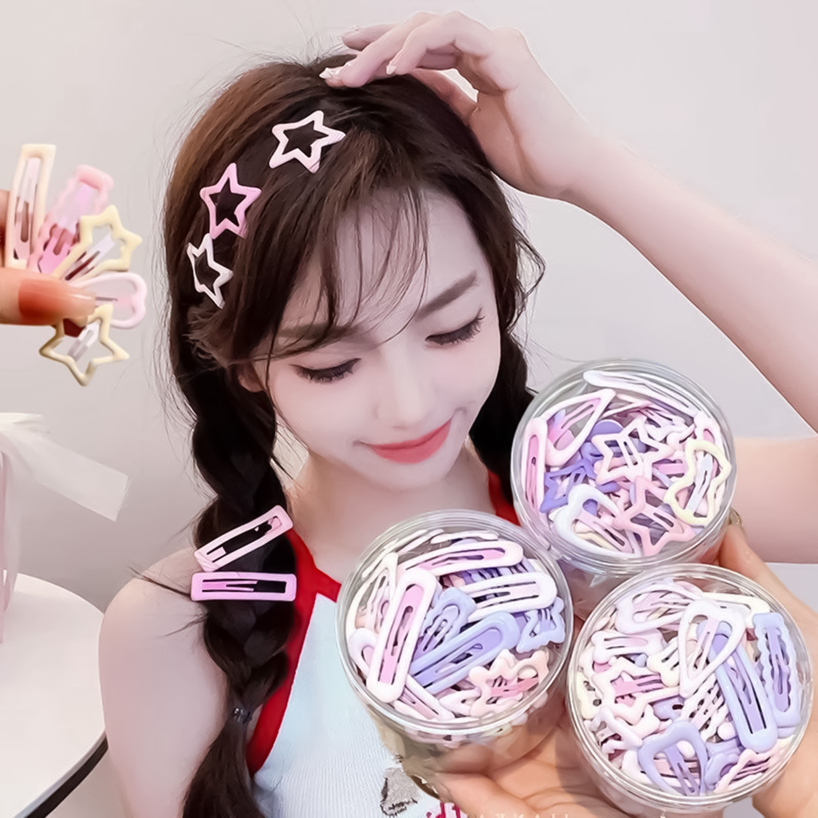 3PCS Sweet Style Headwear Pins – Lifestyle In Korean recenzja i cena