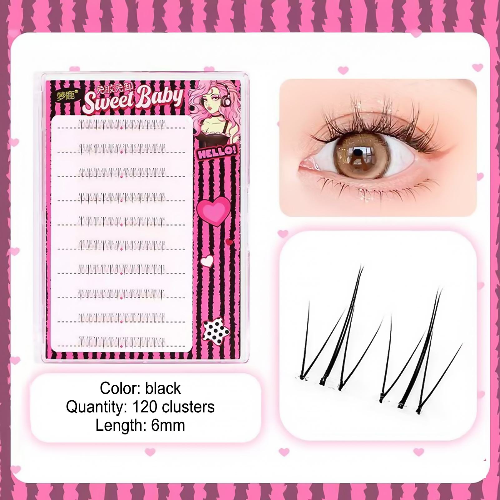 Women DIY Curling Eyelash Clus – Korean Lifestyle Products recenzja i cena