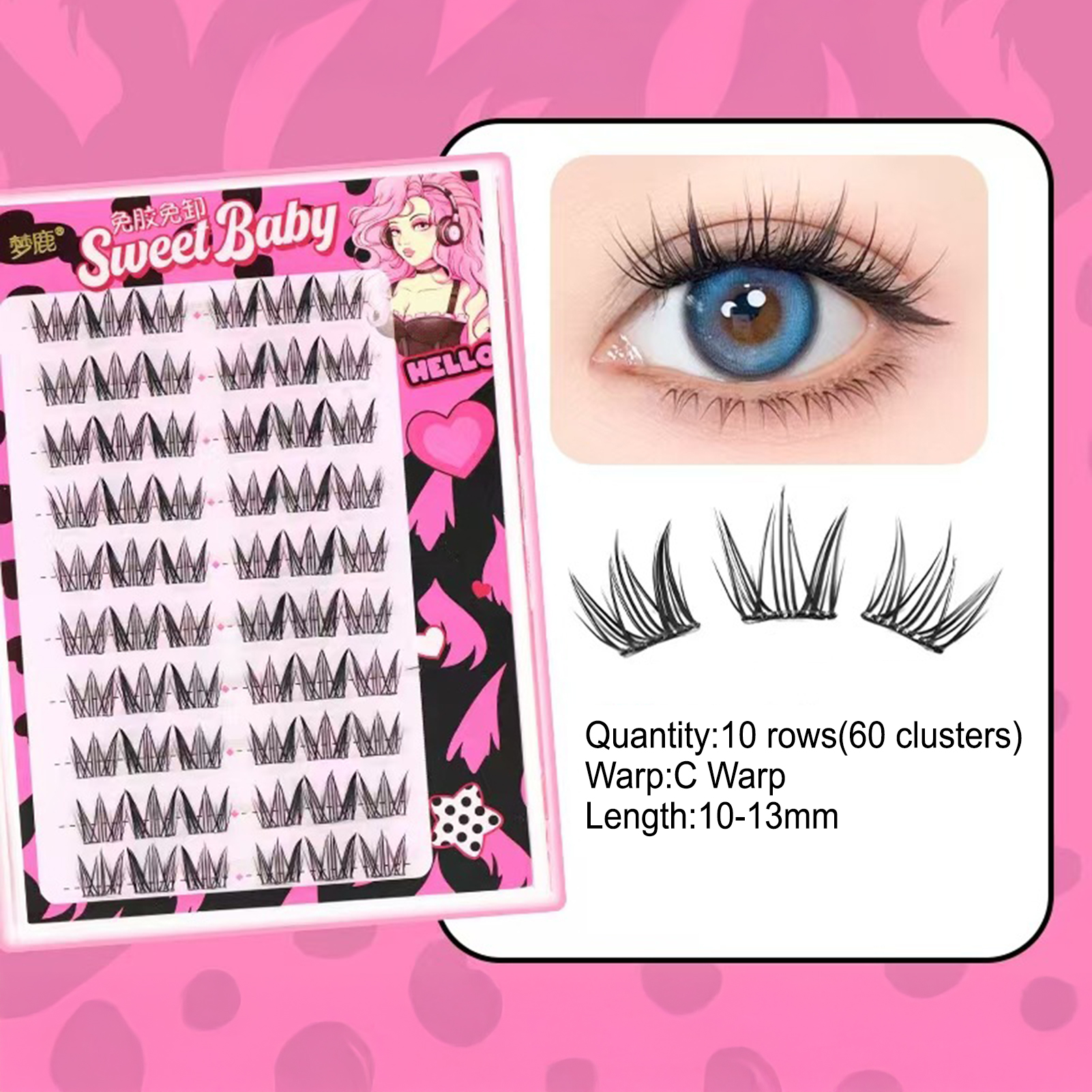 Women DIY Curling Eyelash Clus – Korean Lifestyle Products recenzja i cena