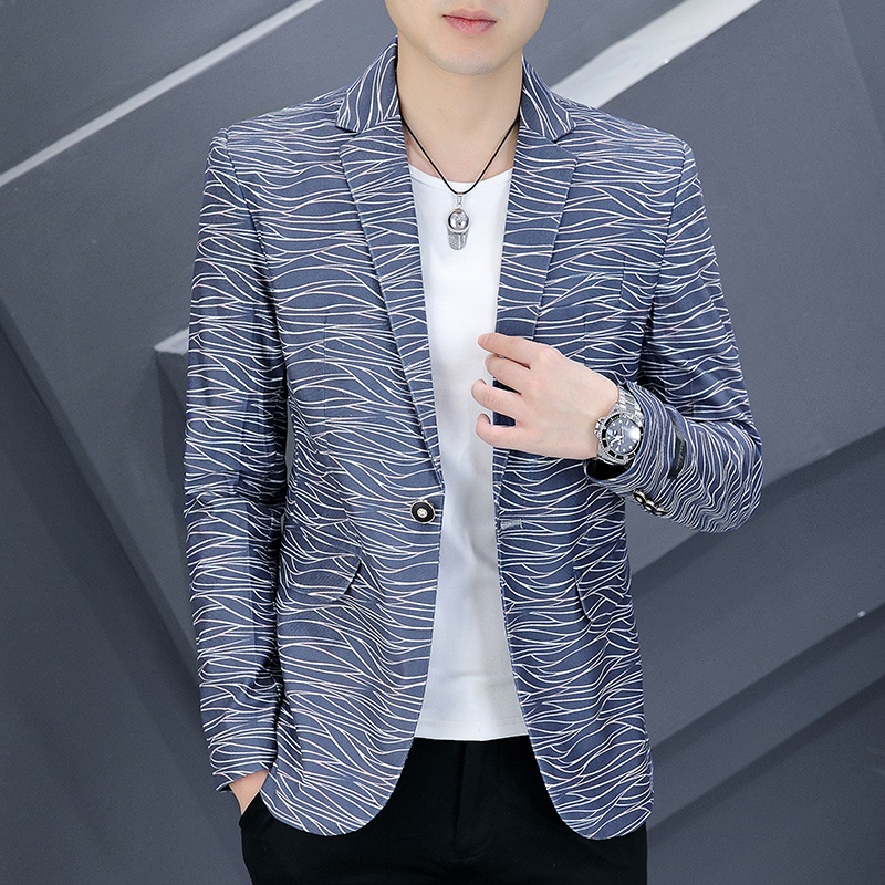 Slim Fit Short Men's Suit Jack – Lifestyle In Korean recenzja i cena